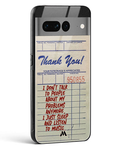 Dont Talk to People Glass Case Phone Cover (Google)