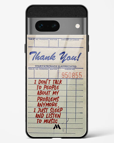 Dont Talk to People Glass Case Phone Cover (Google)