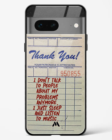 Dont Talk to People Glass Case Phone Cover (Google)