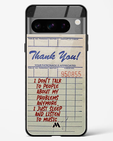 Dont Talk to People Glass Case Phone Cover (Google)