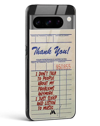 Dont Talk to People Glass Case Phone Cover (Google)