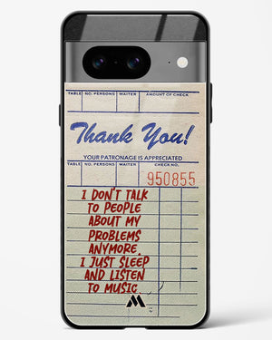 Dont Talk to People Glass Case Phone Cover (Google)