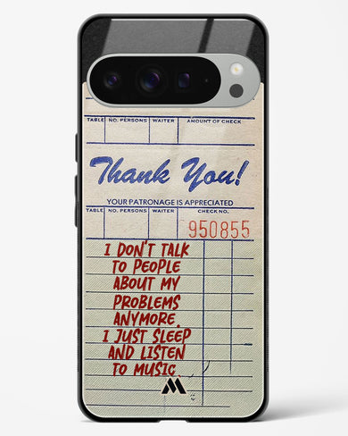 Dont Talk to People Glass Case Phone Cover (Google)