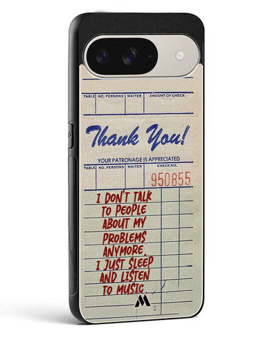 Dont Talk to People Glass Case Phone Cover (Google)