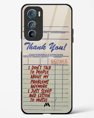 Dont Talk to People Glass Case Phone Cover (Motorola)