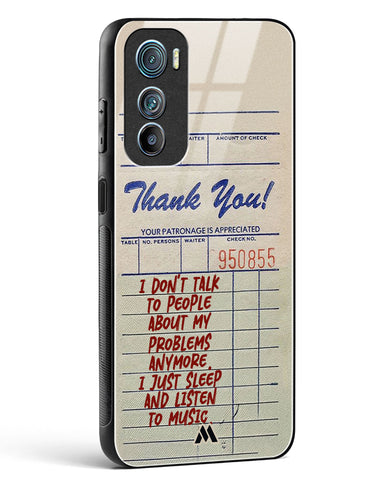 Dont Talk to People Glass Case Phone Cover (Motorola)