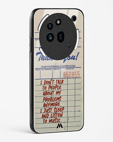 Dont Talk to People Glass Case Phone Cover (Nothing)