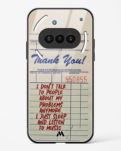 Dont Talk to People Glass Case Phone Cover (Nothing)