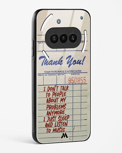 Dont Talk to People Glass Case Phone Cover (Nothing)