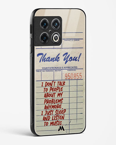 Dont Talk to People Glass Case Phone Cover (OnePlus)