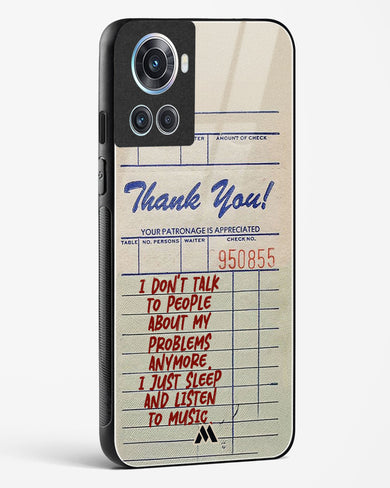 Dont Talk to People Glass Case Phone Cover (OnePlus)