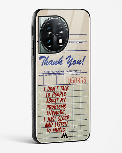 Dont Talk to People Glass Case Phone Cover (OnePlus)