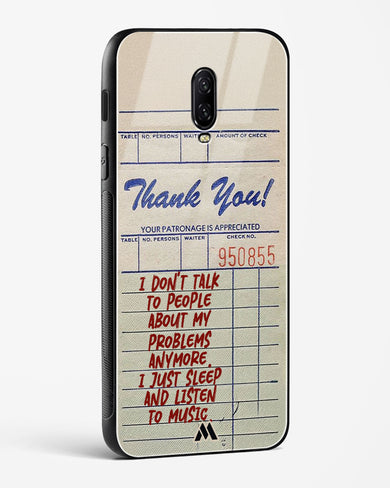 Dont Talk to People Glass Case Phone Cover (OnePlus)