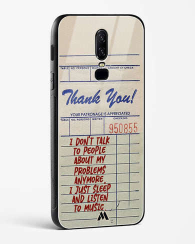 Dont Talk to People Glass Case Phone Cover (OnePlus)