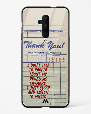 Dont Talk to People Glass Case Phone Cover (OnePlus)