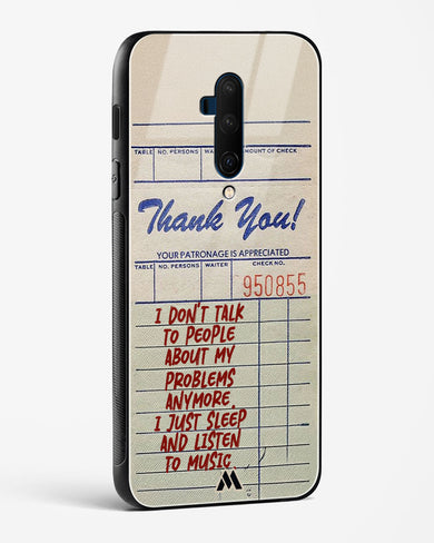 Dont Talk to People Glass Case Phone Cover (OnePlus)