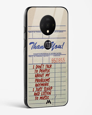 Dont Talk to People Glass Case Phone Cover (OnePlus)