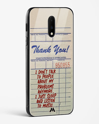 Dont Talk to People Glass Case Phone Cover (OnePlus)