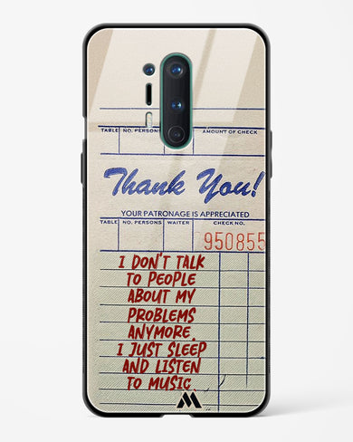 Dont Talk to People Glass Case Phone Cover (OnePlus)