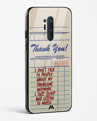 Dont Talk to People Glass Case Phone Cover (OnePlus)