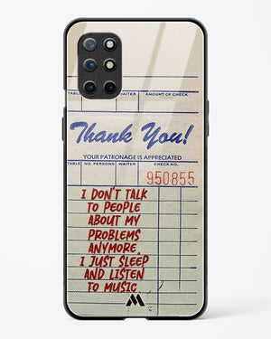 Dont Talk to People Glass Case Phone Cover (OnePlus)