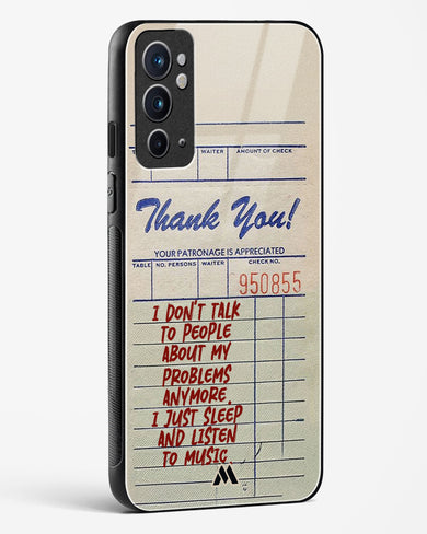 Dont Talk to People Glass Case Phone Cover (OnePlus)