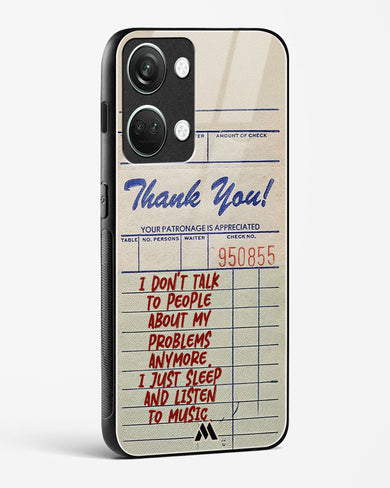 Dont Talk to People Glass Case Phone Cover (OnePlus)