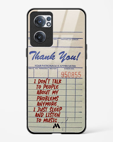 Dont Talk to People Glass Case Phone Cover (OnePlus)