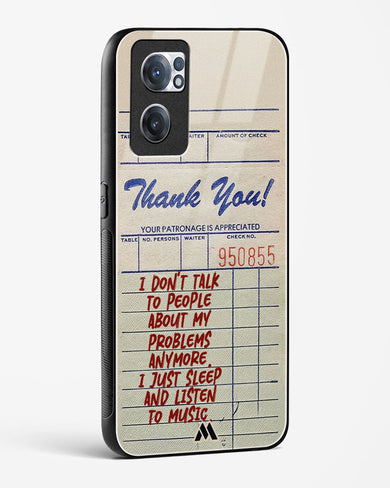 Dont Talk to People Glass Case Phone Cover (OnePlus)