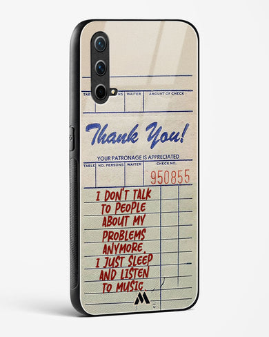 Dont Talk to People Glass Case Phone Cover (OnePlus)