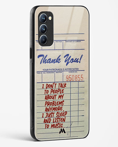 Dont Talk to People Glass Case Phone Cover (Oppo)