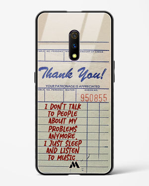 Dont Talk to People Glass Case Phone Cover (Oppo)