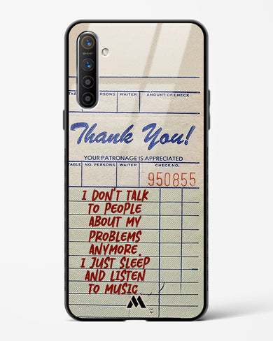 Dont Talk to People Glass Case Phone Cover (Oppo)