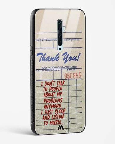 Dont Talk to People Glass Case Phone Cover (Oppo)