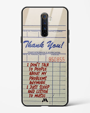 Dont Talk to People Glass Case Phone Cover (Oppo)