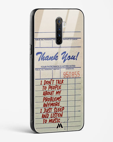 Dont Talk to People Glass Case Phone Cover (Oppo)