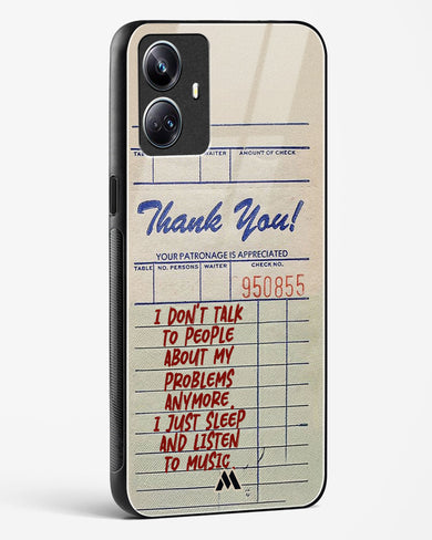 Dont Talk to People Glass Case Phone Cover (Realme)