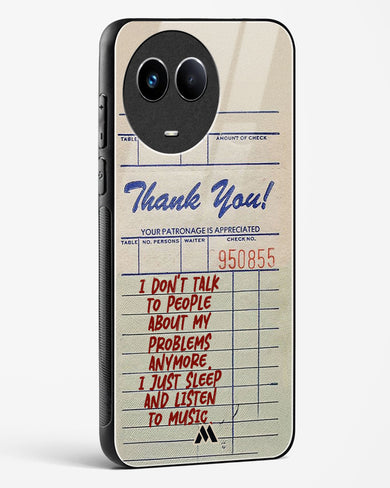 Dont Talk to People Glass Case Phone Cover (Realme)