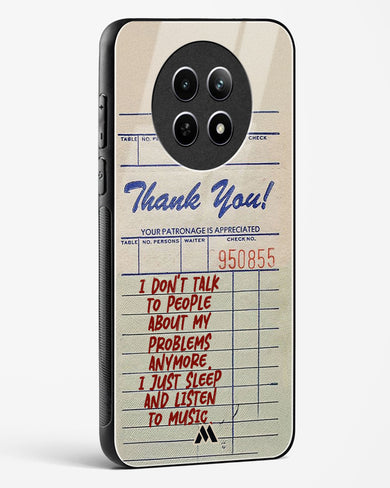 Dont Talk to People Glass Case Phone Cover (Realme)