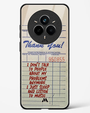 Dont Talk to People Glass Case Phone Cover (Realme)