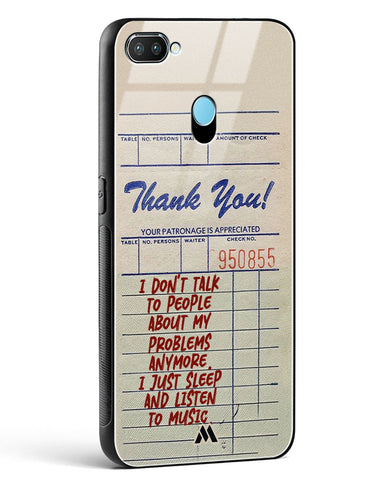 Dont Talk to People Glass Case Phone Cover (Realme)