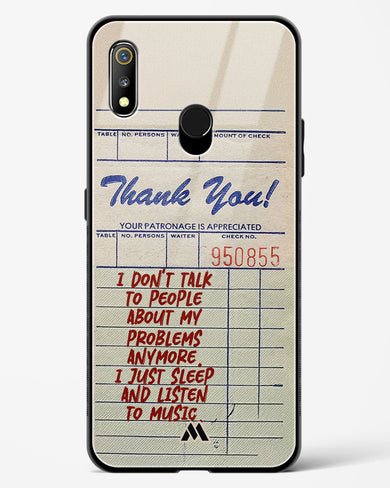 Dont Talk to People Glass Case Phone Cover (Realme)