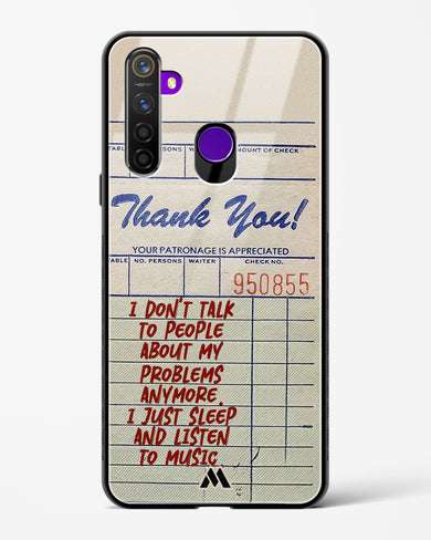 Dont Talk to People Glass Case Phone Cover (Realme)