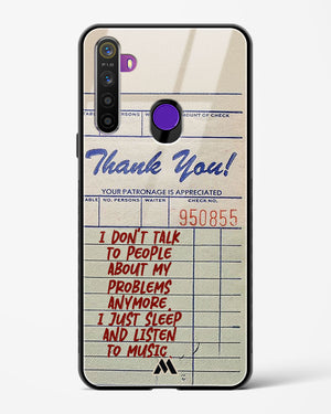 Dont Talk to People Glass Case Phone Cover (Realme)