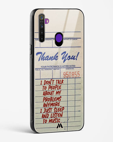 Dont Talk to People Glass Case Phone Cover (Realme)