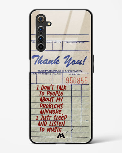 Dont Talk to People Glass Case Phone Cover (Realme)