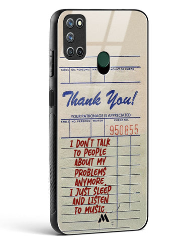 Dont Talk to People Glass Case Phone Cover (Realme)