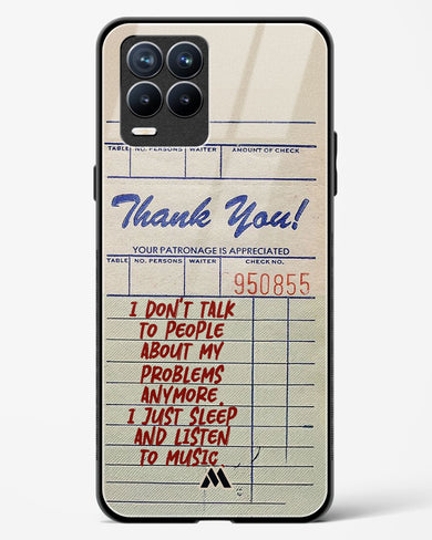 Dont Talk to People Glass Case Phone Cover (Realme)