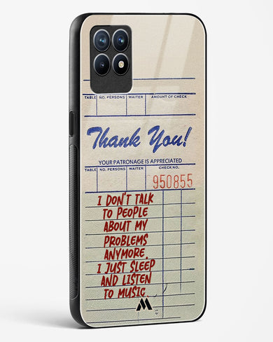 Dont Talk to People Glass Case Phone Cover (Realme)