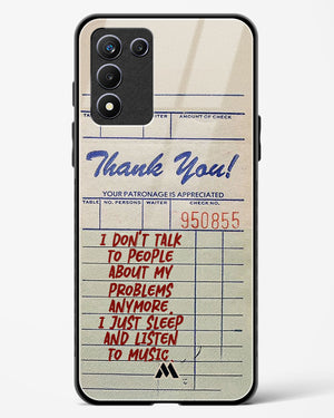 Dont Talk to People Glass Case Phone Cover (Realme)